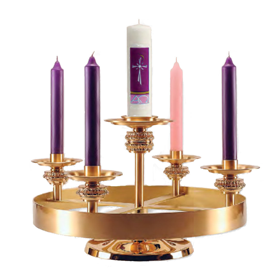 Deluxe Table Advent Wreath in Bronze 714AD30