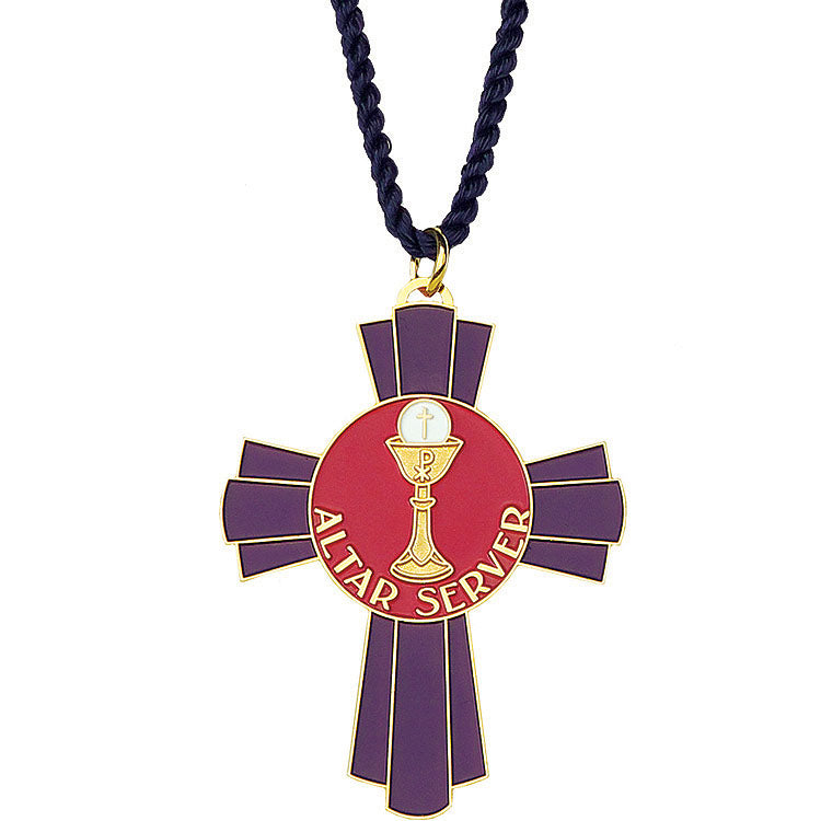 Altar Server Cross Pendant on Cord