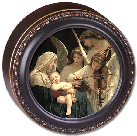Song of the Angels Round Rosary & Keepsake Box