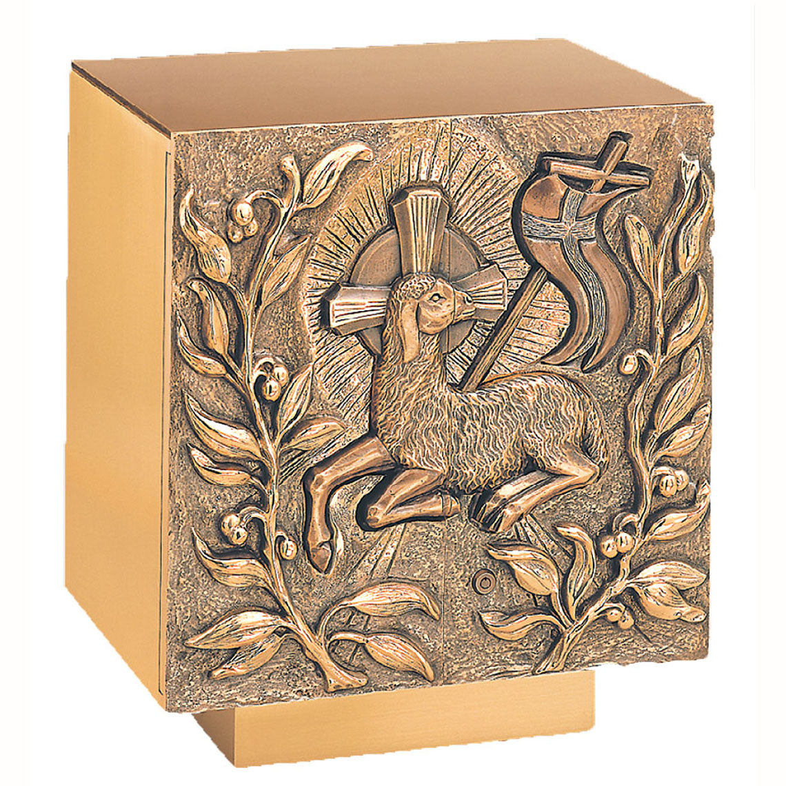 Agnus Dei with Olive Branches Tabernacle - 98TAB14
