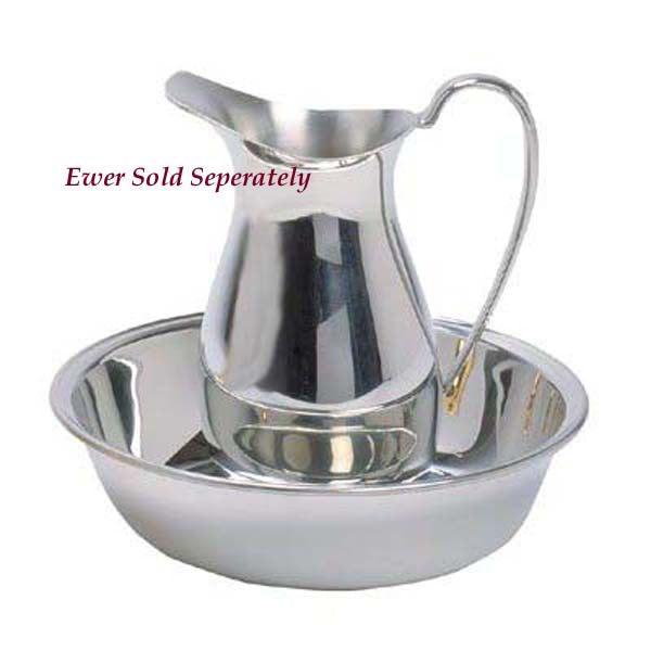 Ceremonial Basin in Polished Pewter - no. K218-P