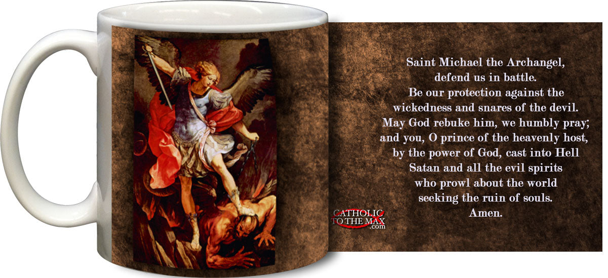 St. Michael Coffee Mug with Prayer