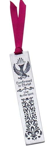 Confirmed in Christ Pewter Bookmark