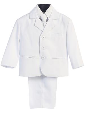 "Tommy" White First Communion Suit Set for Boys - Size 5-7