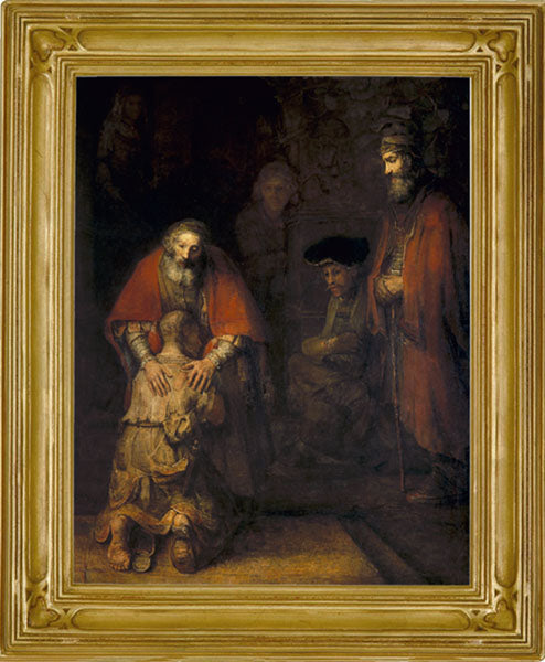 Return of the Prodigal Son Framed Digital Canvas - 11x14