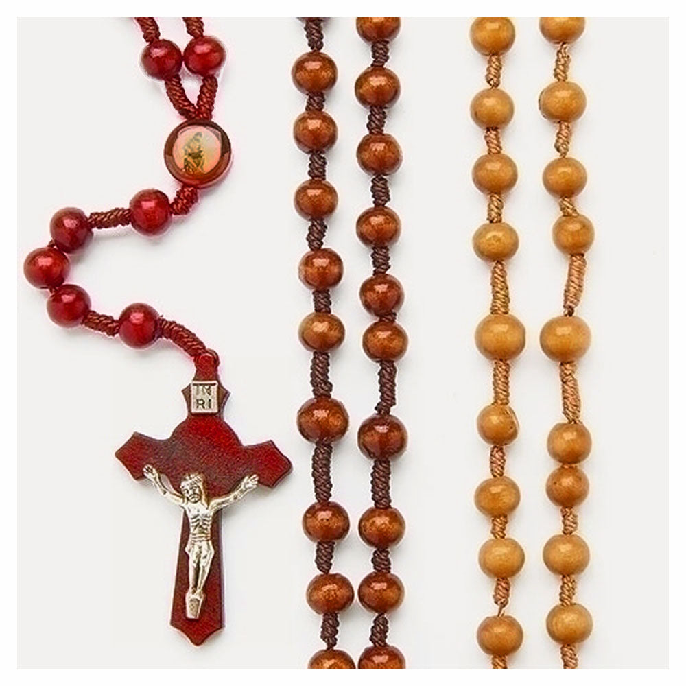 Asst. Carpenter Shop Wood Rosary