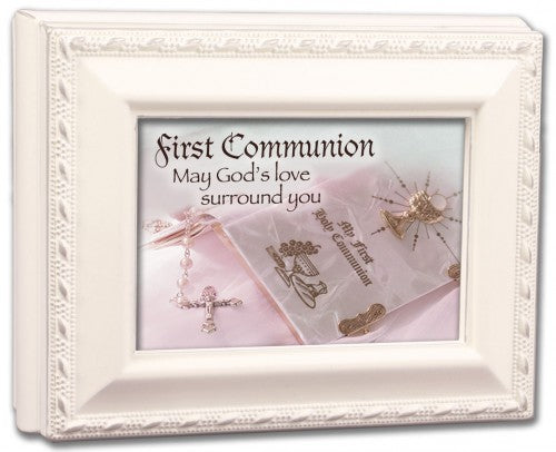 Rectangular Girl's Rosary Box