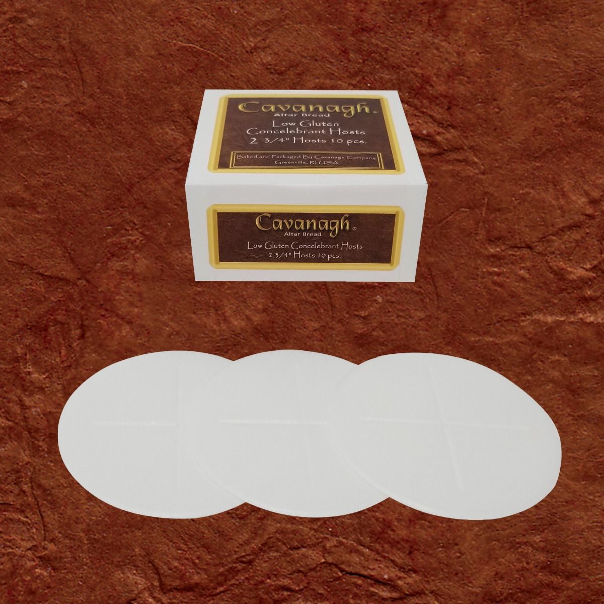 2-3/4 inch Low Gluten White Altar Bread- 10ct