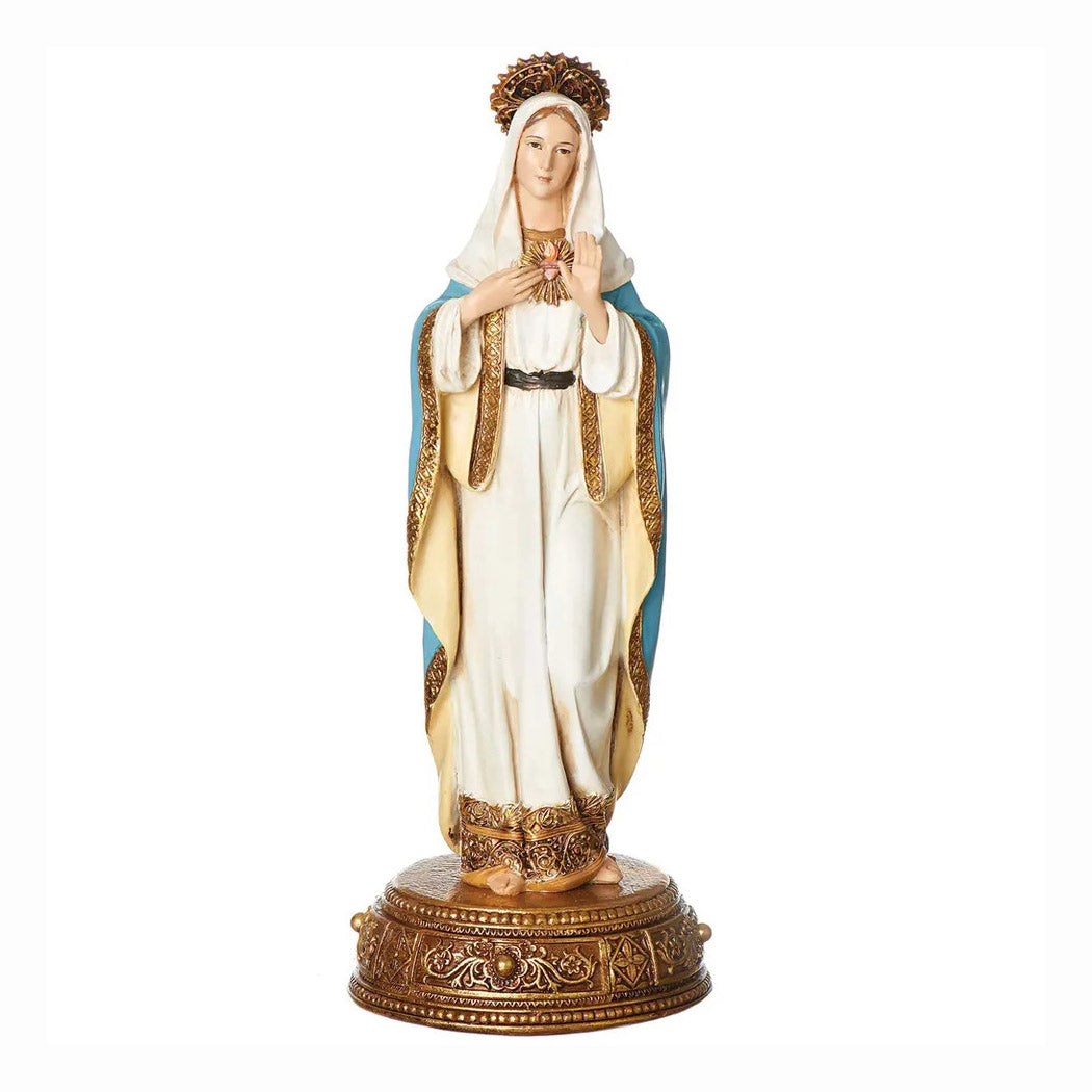 Immaculate Heart of Mary Statue with Prayer Drawer