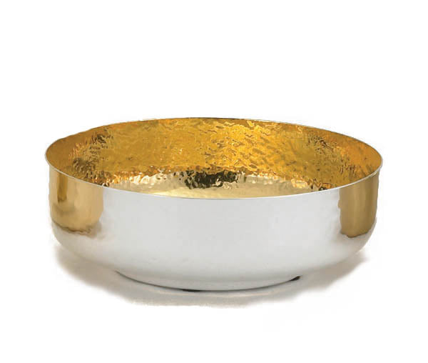 Brite Star Silver Hammered Host Bowl B-68BS