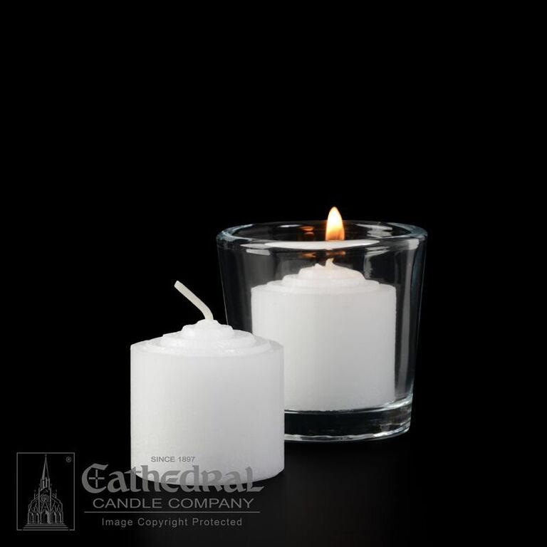 8 Hour Straight Side Votive Candles - 144 per box