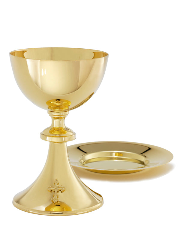 Gold Chalice with Rounded Cup A-751G
