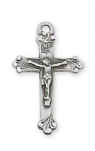 Sterling Silver Crucifix Necklace no. LBCKO