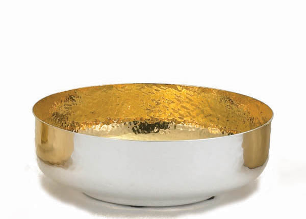 Silver Hammered Open Bowl Cibora B68S