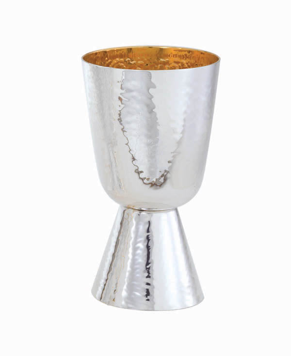 SIlver Plated Common Cup with Hammered Finish 715S