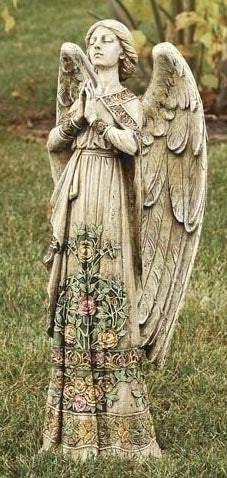 24 inch Standing Roses Garden Angel - Joseph Studio Garden Collection