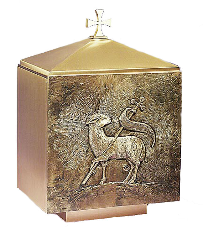 Agnus Dei Relief Tabernacle with optional Dome - 96TAB21