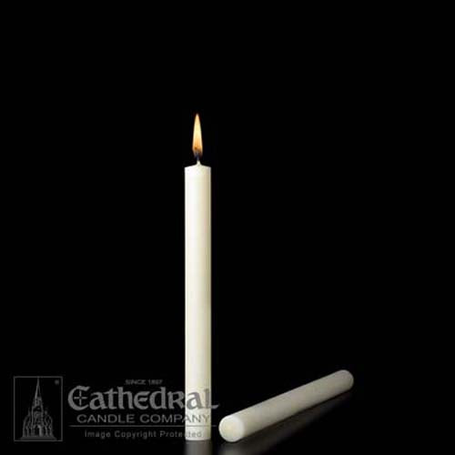 1-1/4 x 12 51% Beeswax Altar Candle 12 per box PE