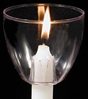 Clear Plastic Shield Drip Protectors - 25 ct per sleeve