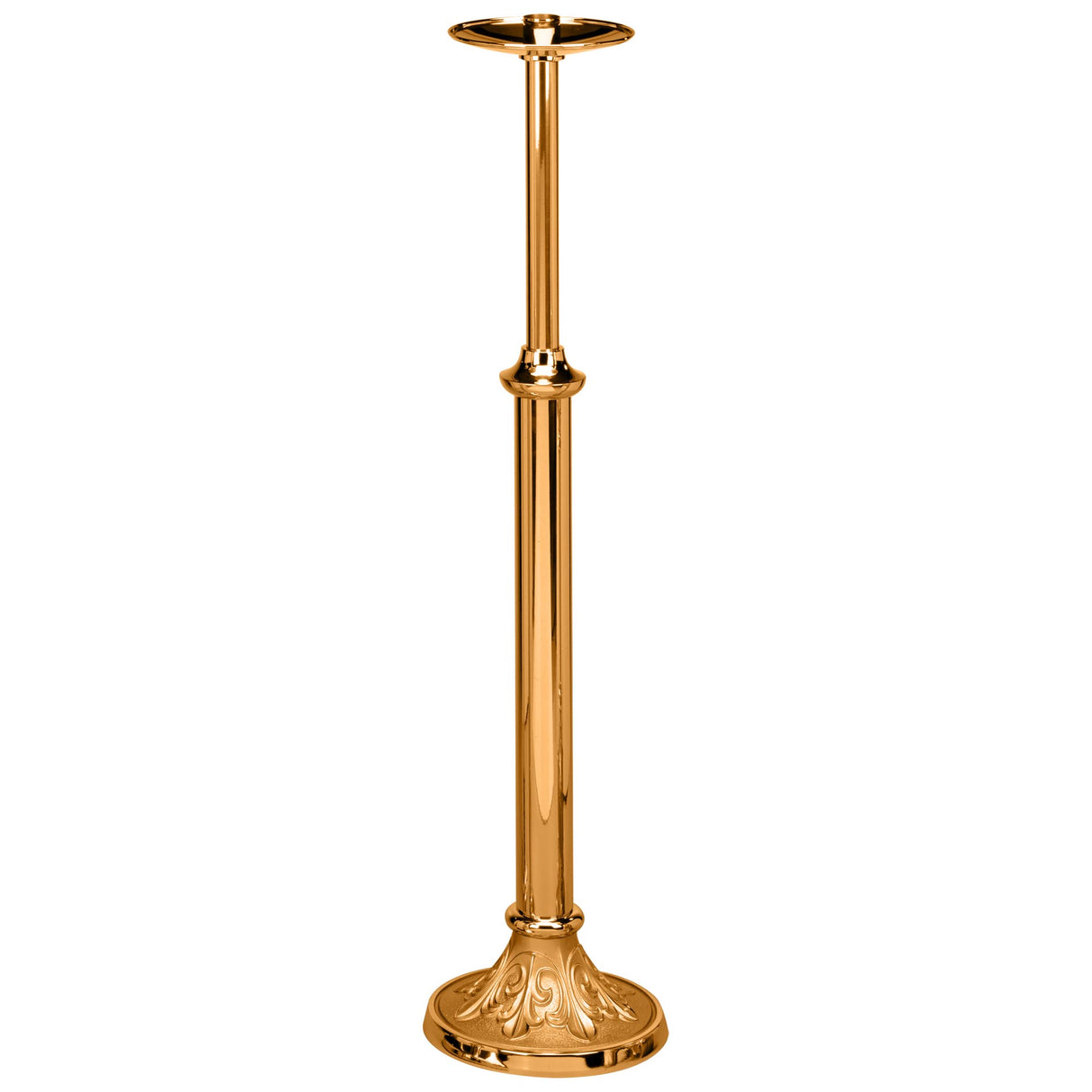 Elegant Leaf Design Processional Candlestick No. 232-206