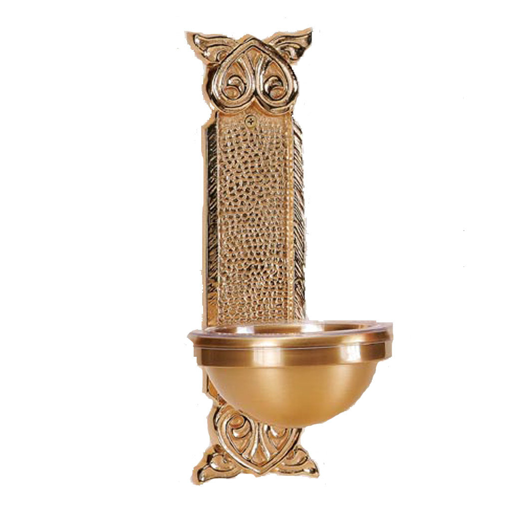 Holy Water Font with Scroll Design no. 90HWF35