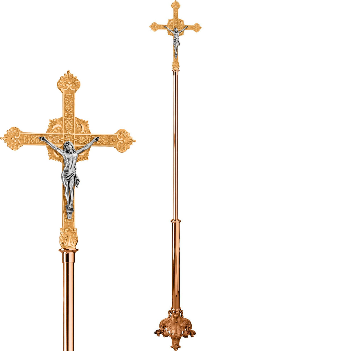 Baroque Processional Crucifix in 2 sizes - 389-207