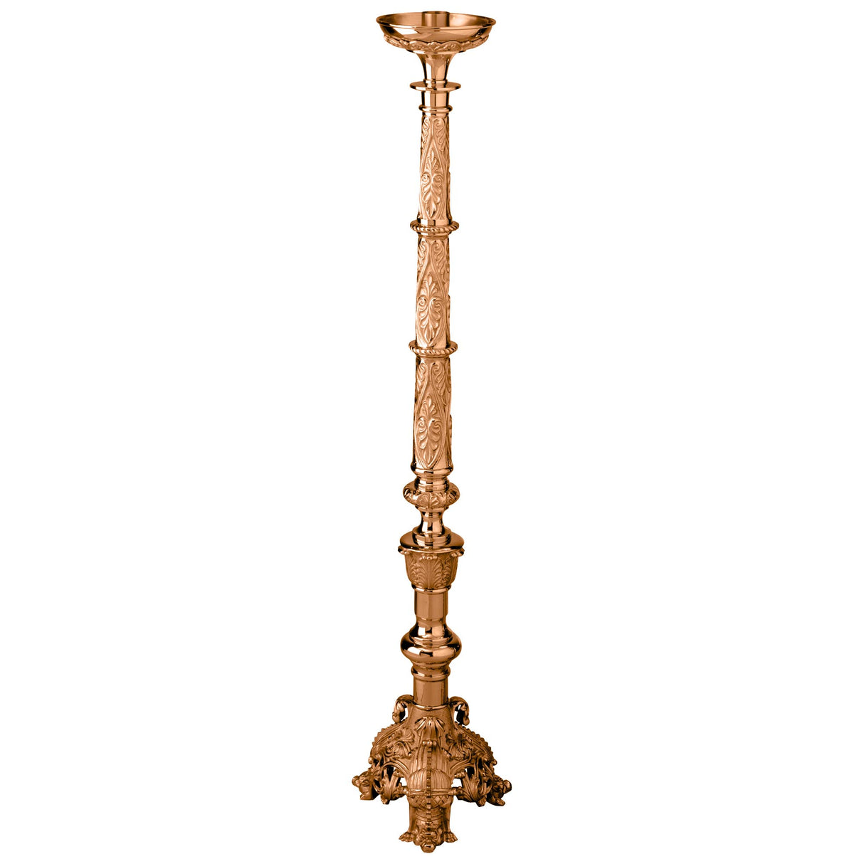 Baroque Fixed Floor Candlestick 389-129
