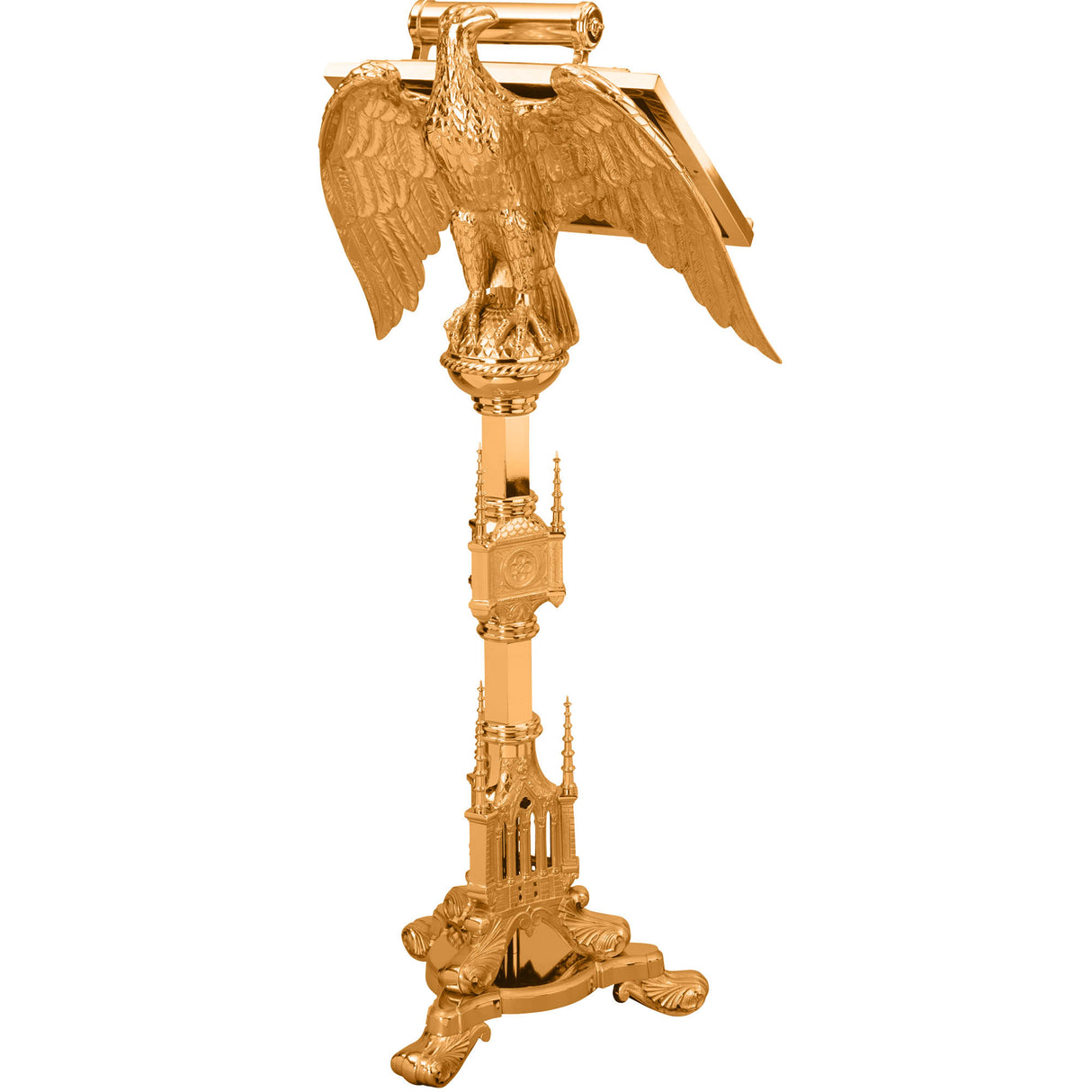Gothic Base Eagle Lecturn with Light 499-233