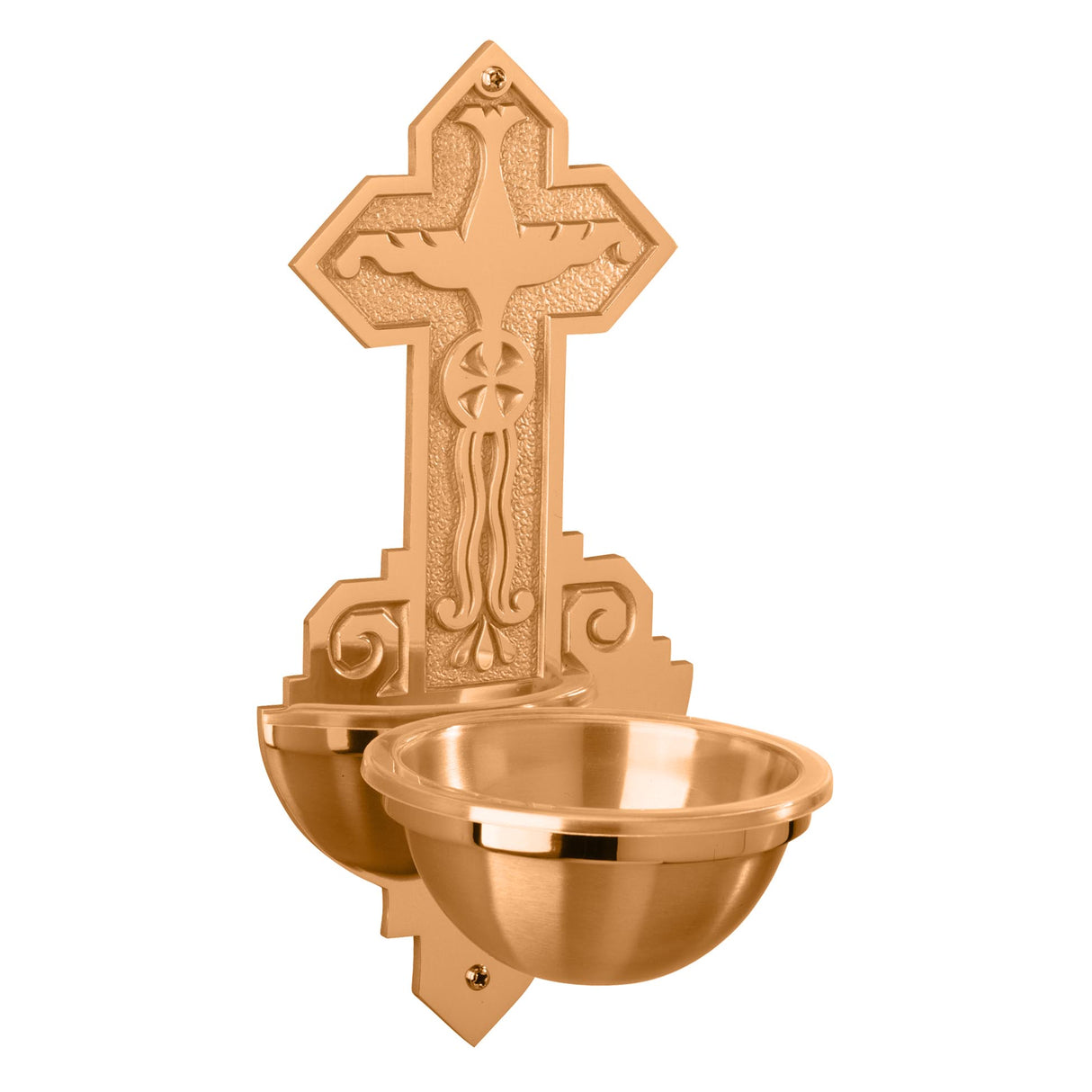 Gothic Holy Water Font with Dove Backplate - no. 499-83C