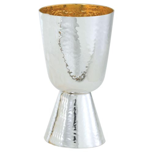 12oz Hammered Common Cup in Brite Star Silver - 715BS