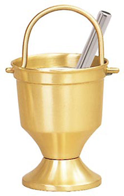 Holy Water Pot and Sprinkler with Liner K164