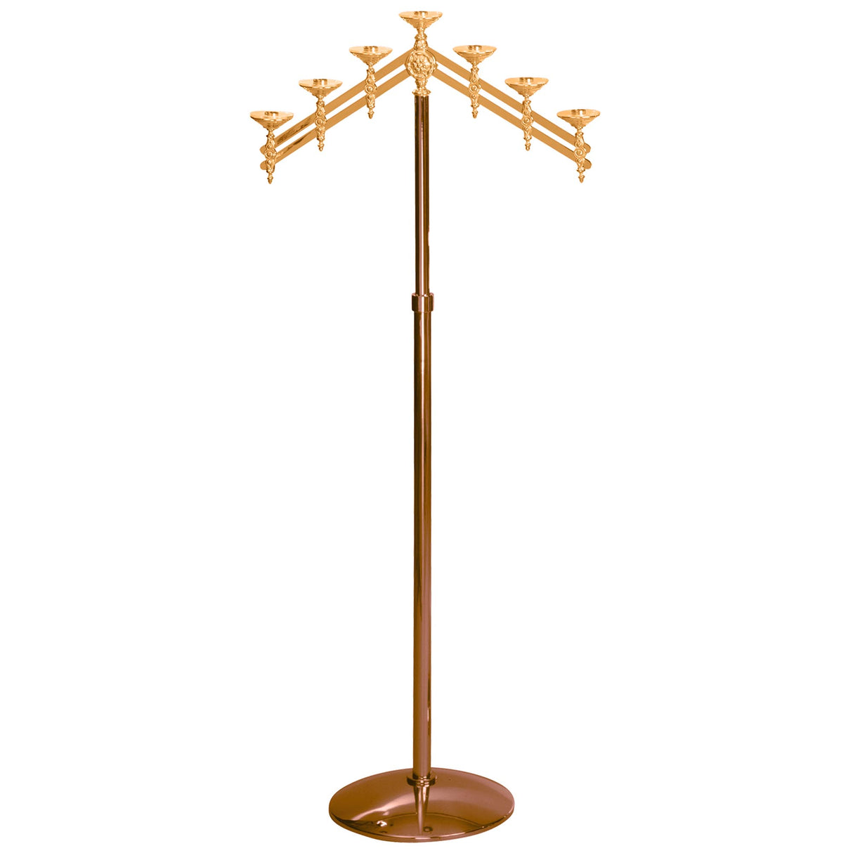Adjustable Floor Candelabra in 3, 5 or 7 lite versions - no. 216-12