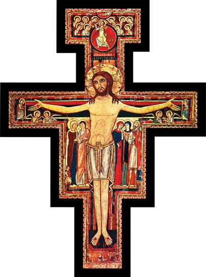 15 inch San Damiano Wall Crucifix