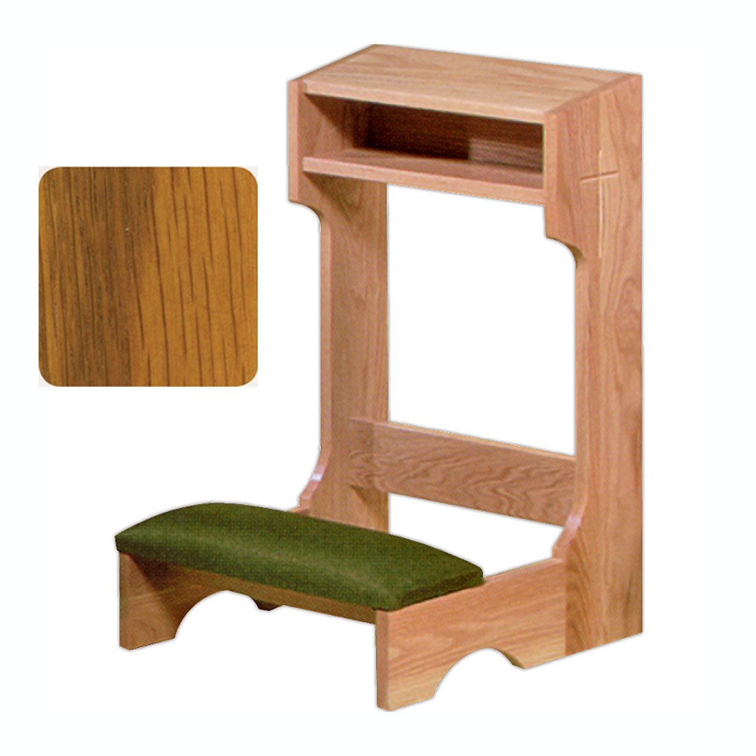 Harvest Oak Hardwood Kneeler 2522 in 2 Sizes