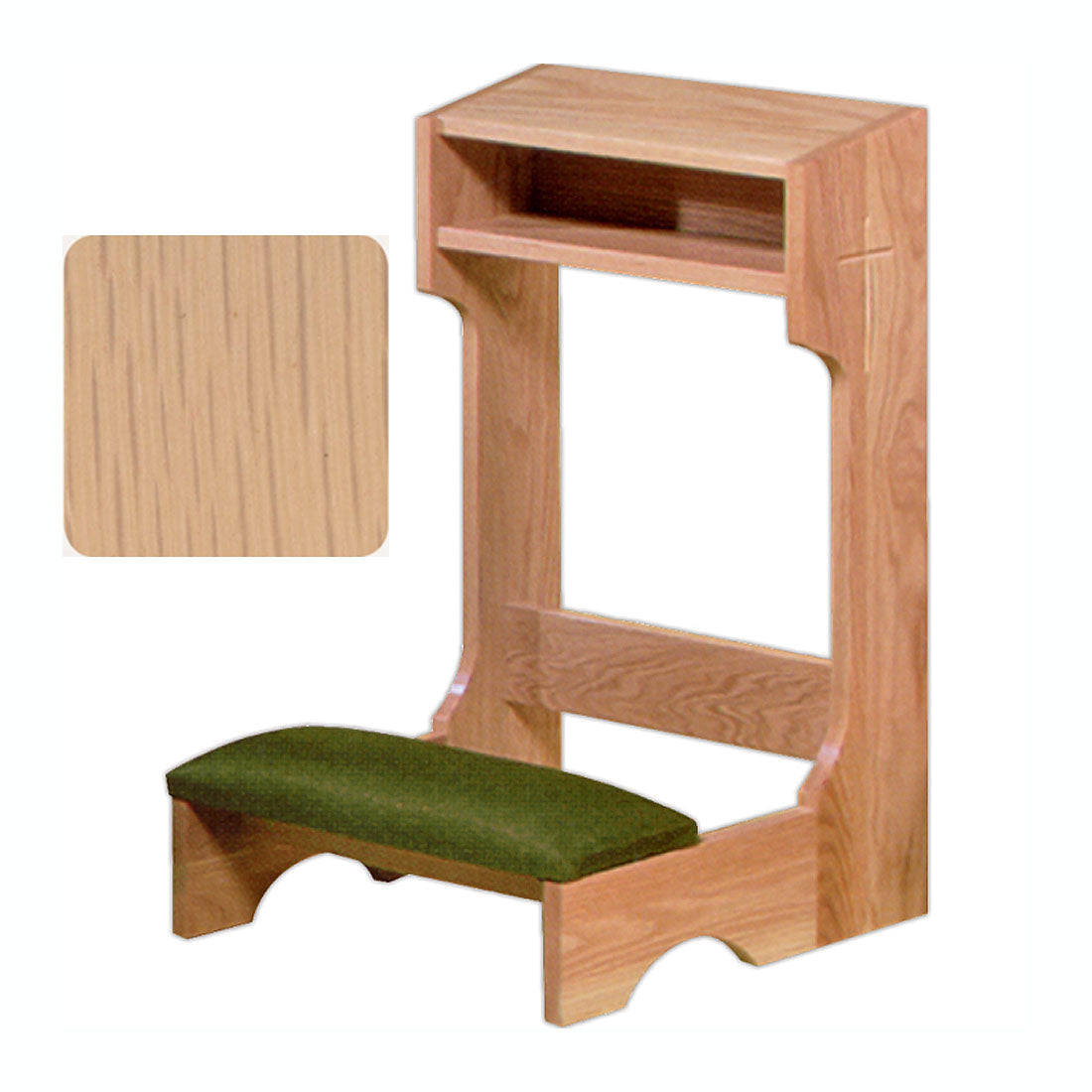 Limed Oak Hardwood Kneeler 2522 in 2 Sizes