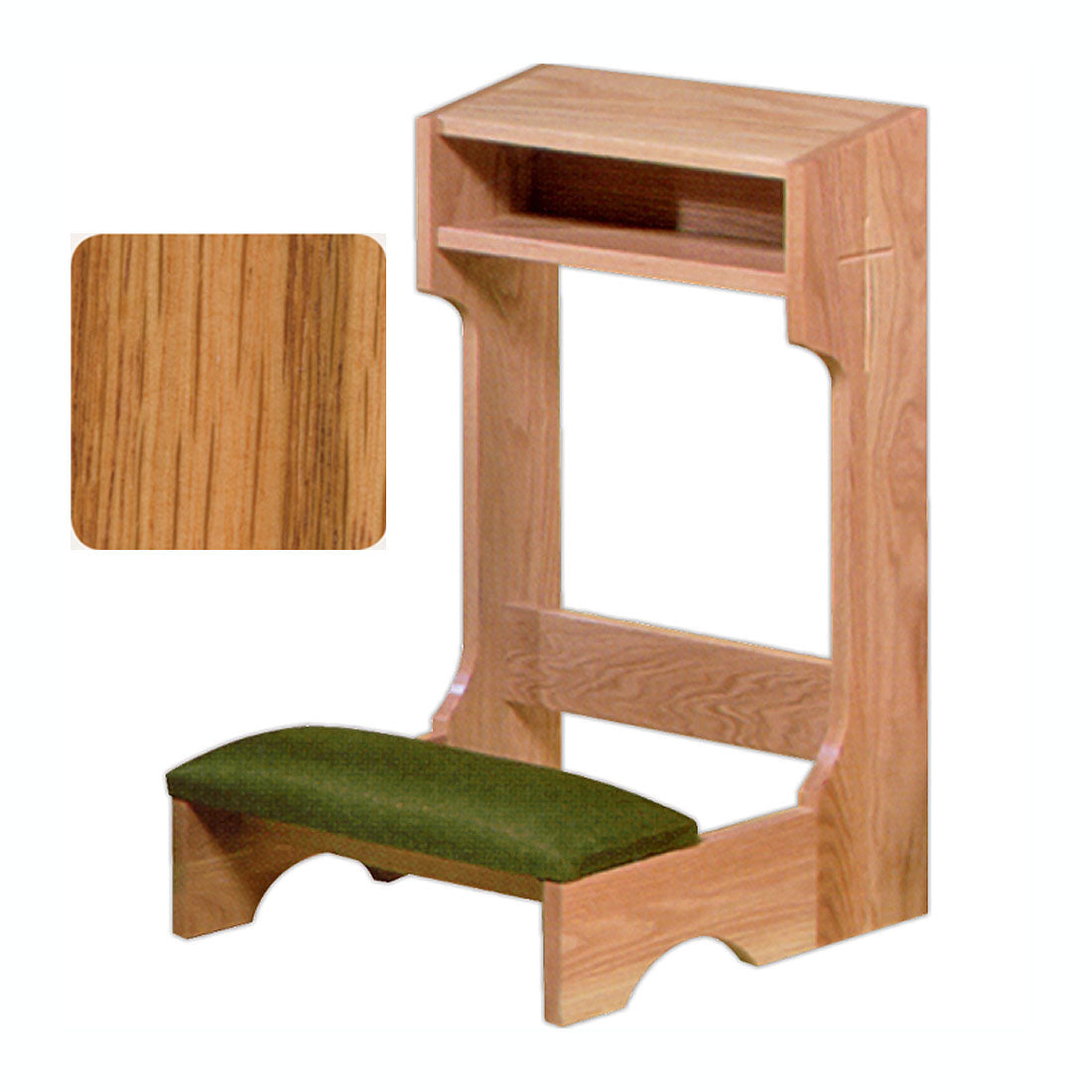 Light Oak Hardwood Kneeler 2522 in 2 Sizes