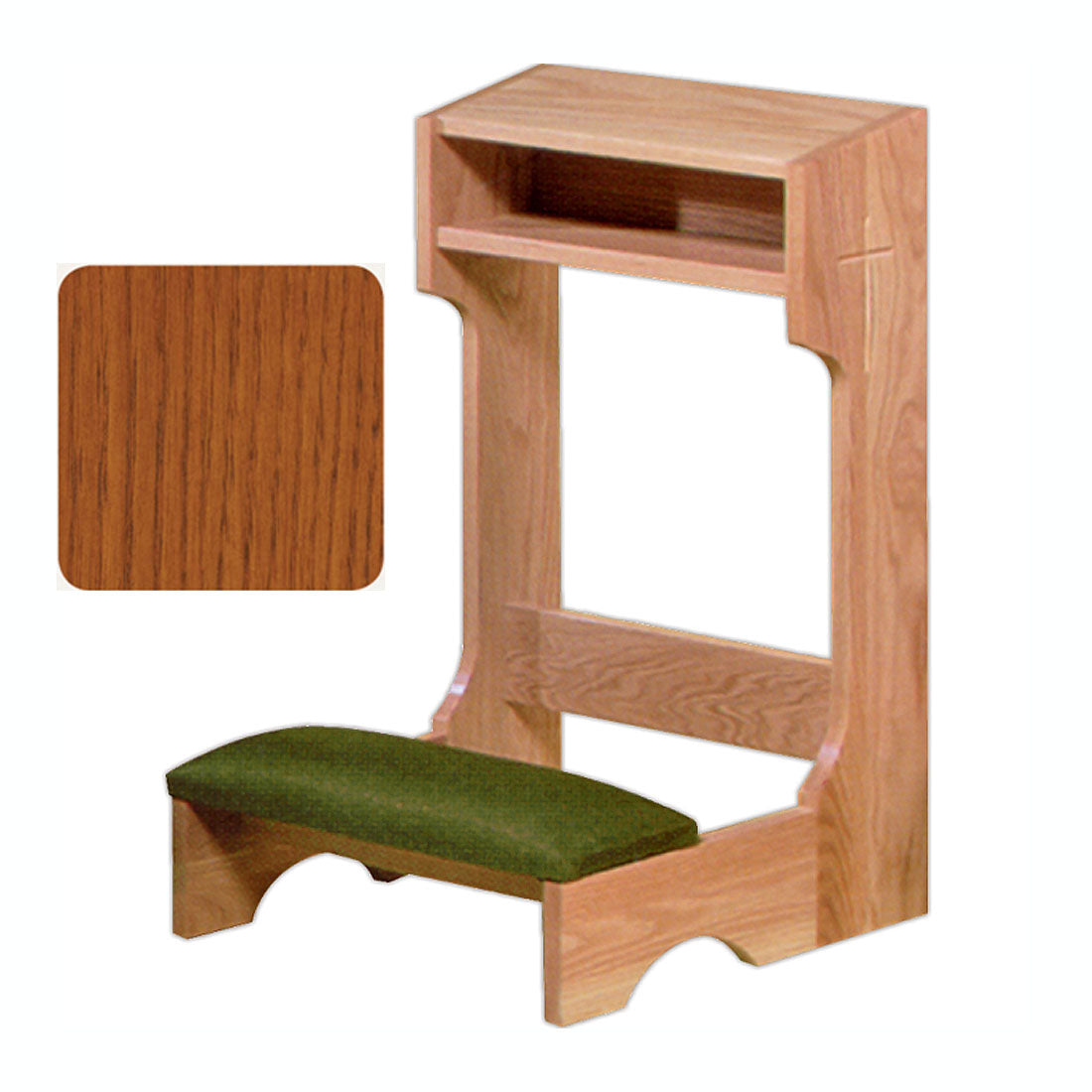 Sunset Finish Hardwood Kneeler 2522 in 2 Sizes