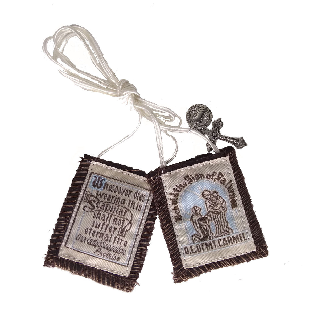 Best Brown White Cord Scapular