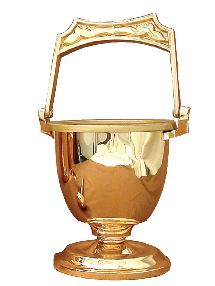 Holy Water Pot Set with Beveled Foot - 30PS82