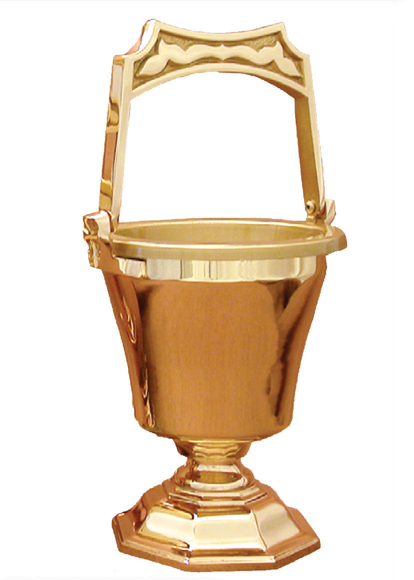 Holy Water Pot Set with Octagon Base - 30PS55