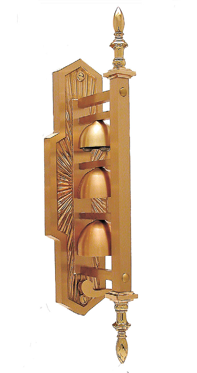 Sunburst Bas Relief Sanctuary Bells - 75BL20