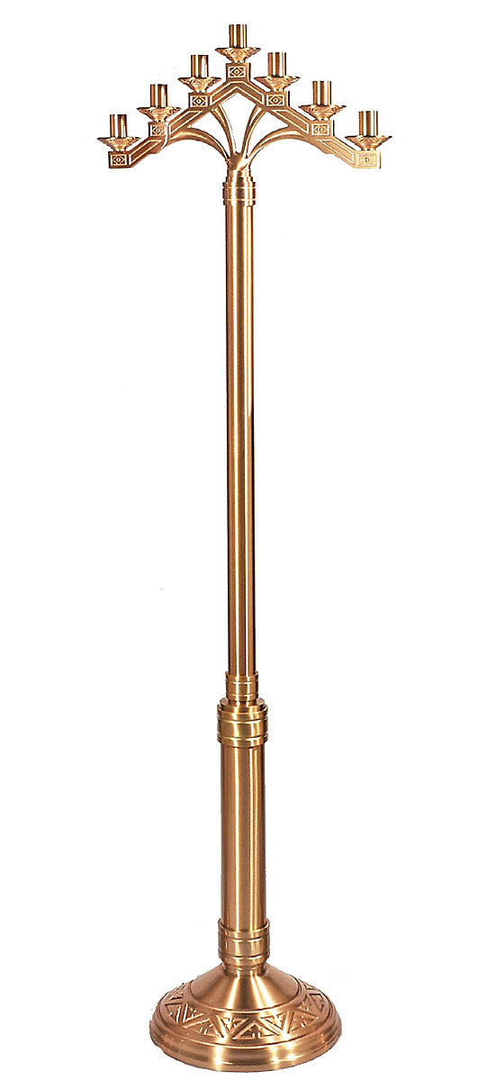 Fixed Floor Candelabra with 3, 5, or 7 lite options - no. 99FCL40