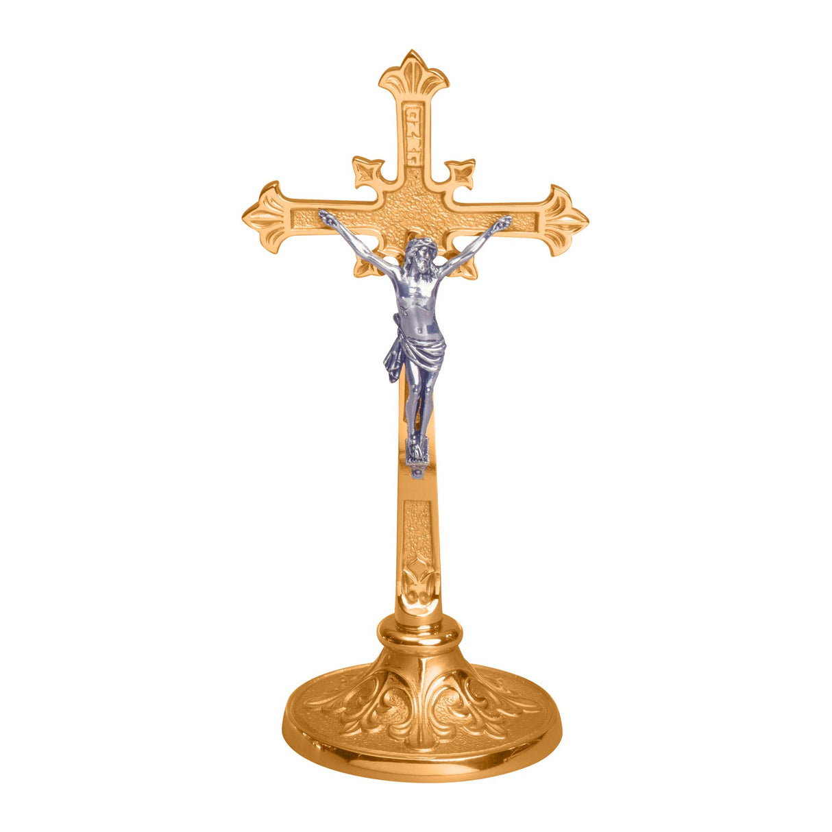 Leaf Base Altar Crucifix - no. 232-133