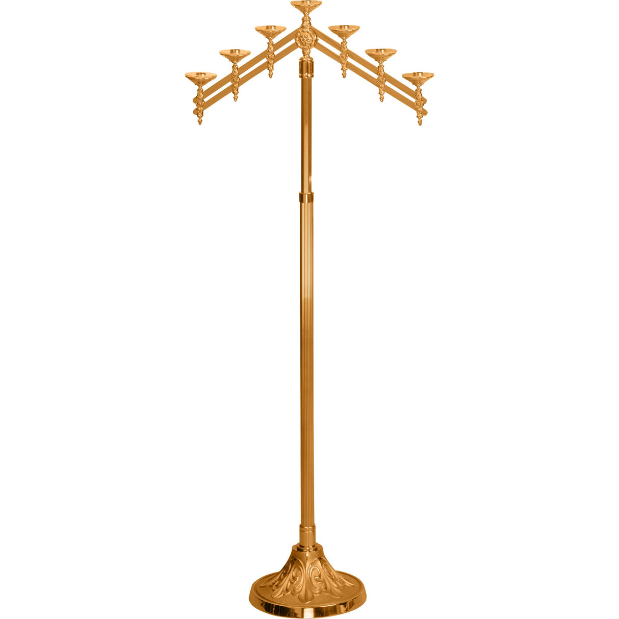 Adjustable Floor Candelabra in 3, 5 or 7 lite versions - no. 232-12