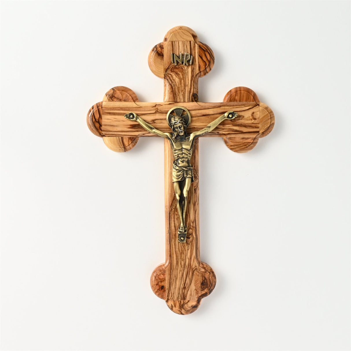 10 inch Olivewood Wall Crucifix 31BR