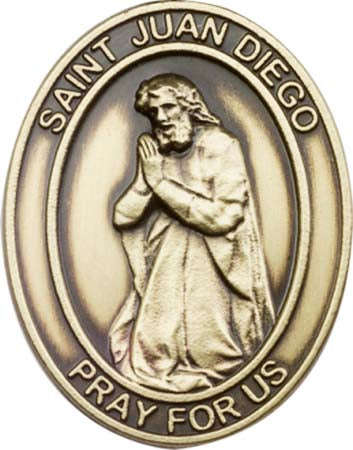 Antique Gold Juan Diego Visor Clip 6811VG