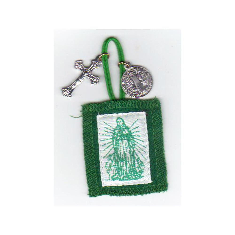 Green Loop Scapular- Wallet Scapular
