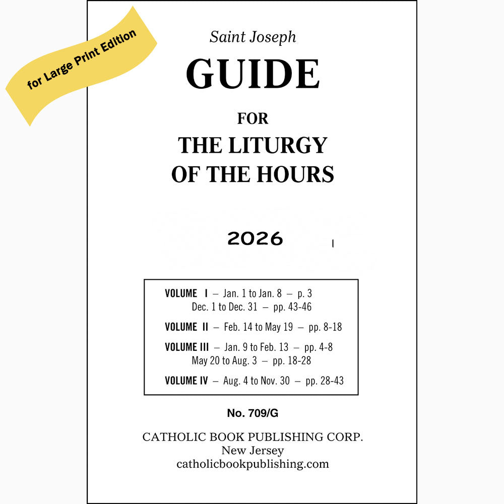2026 Liturgy of the Hours Guide -Large Print Version