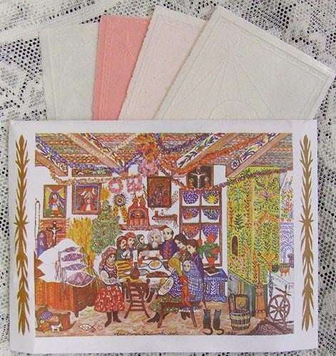 Oplatki (Oplatek) Christmas Wafers - 4ct Package (1 Pink & 3 White)