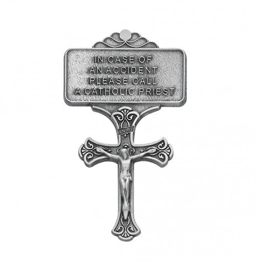 Crucifix Car Visor Clip